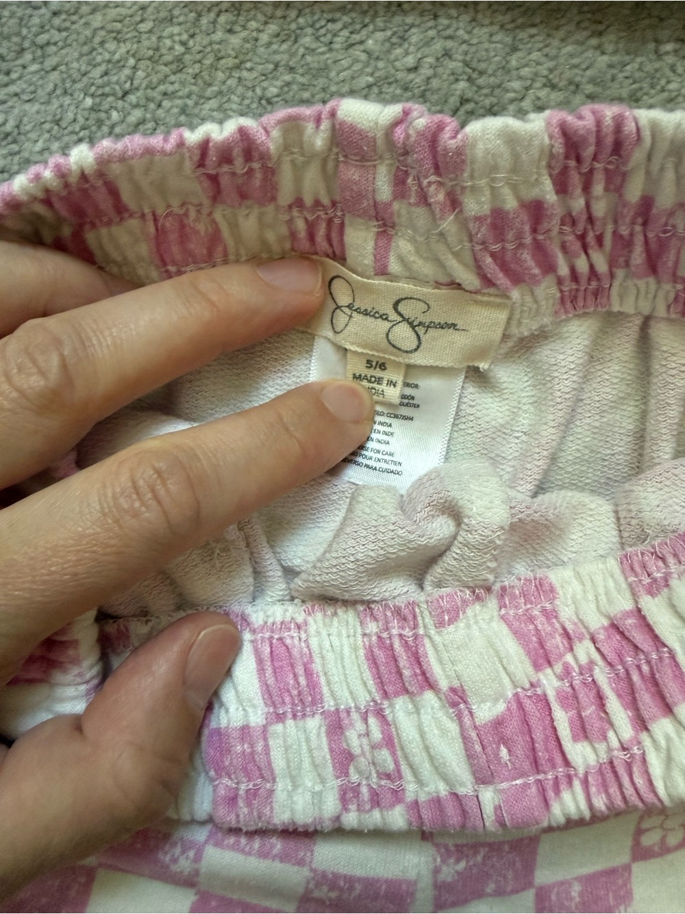 Jessica Simpson Checkerboard Matching Set - Picture 4 of 5